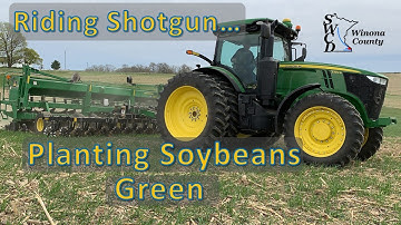 Riding Shotgun.....Planting Soybeans "Green" into Live Cover Crops.