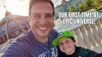 Our FIRST TIME in Epic Universe at Universal Orlando! - What is it like for a kid at Epic Universe?