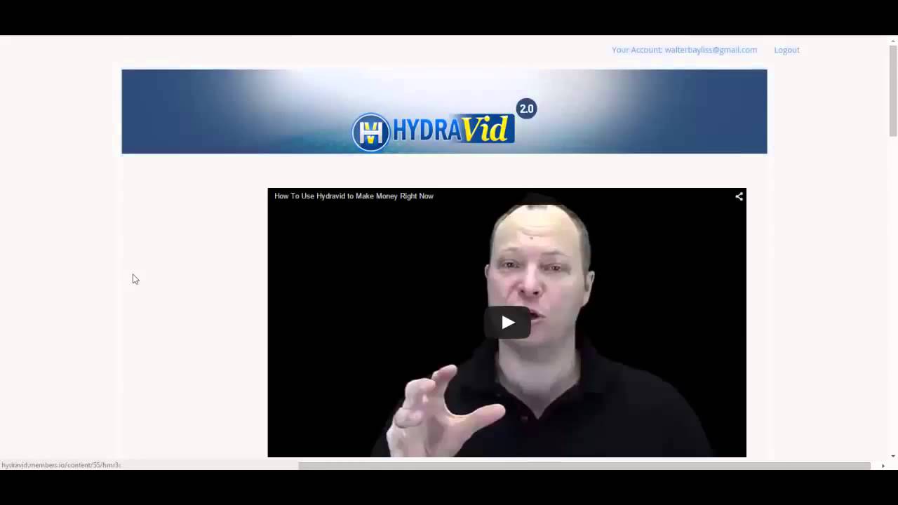 Hydravid Soft 2.0 review (Part 10): Members area of Hydravid Video Distribution Software