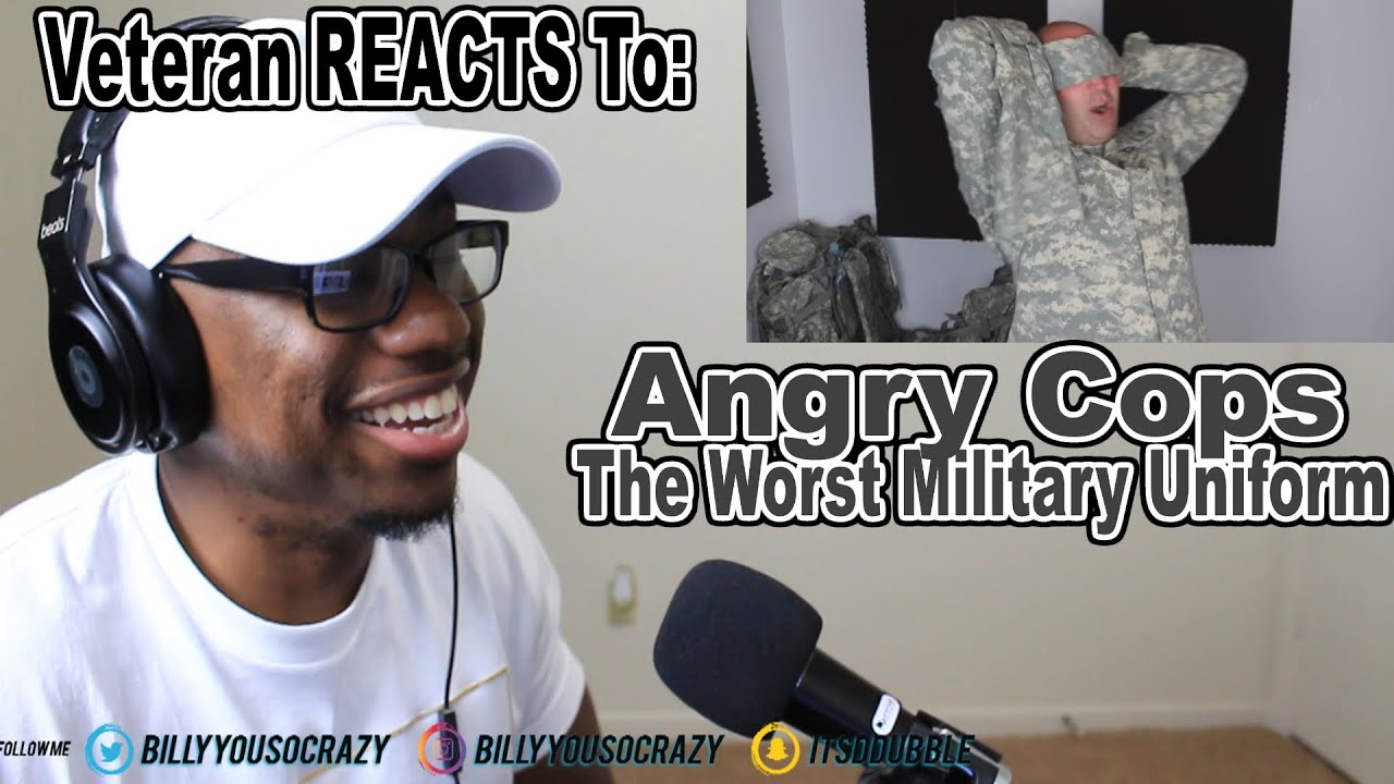  Veteran REACTS To AngryCops The Worst Military Uniform REACTION 