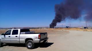 Perris California Recycling Center Fire 10-18-17 Pt3 by Brad Taft 65 views 6 years ago 50 seconds