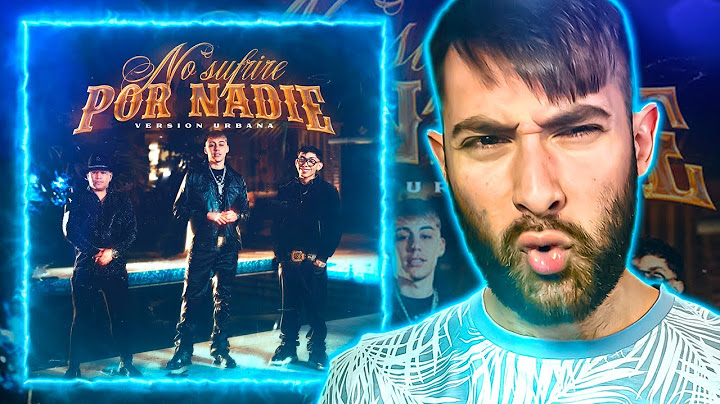 REACCION a NICKOOG CLK ft. Maycol Rosero & Standly - NO SUFRIRE POR NADIE | VERSION URBANA