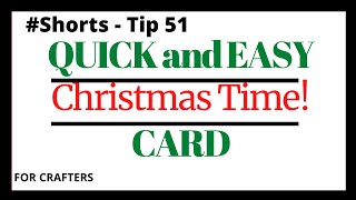 #shorts 51 Quick and Easy Christmas Card