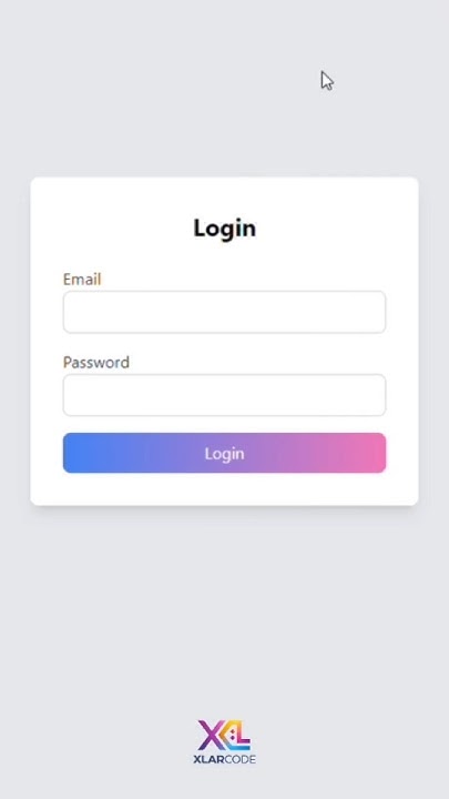 Form login simple gradient button tailwind - Two #html #css # ...