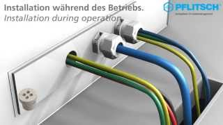 Uni Split Gland Teilbare Kabelverschraubung Zur Einführung Konfektionierter Kabel