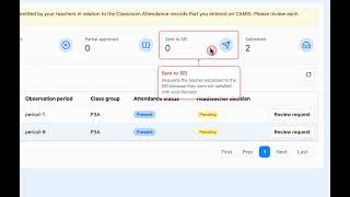 Information CAMIS: Headteacher classroom attendance review full walkthrough Update