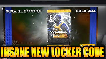 INSANE FIRST LOCKER CODE IN NBA 2K22 MY TEAM! HOW TO ENTER LOCKER CODES! FREE COLOSSAL PACK!