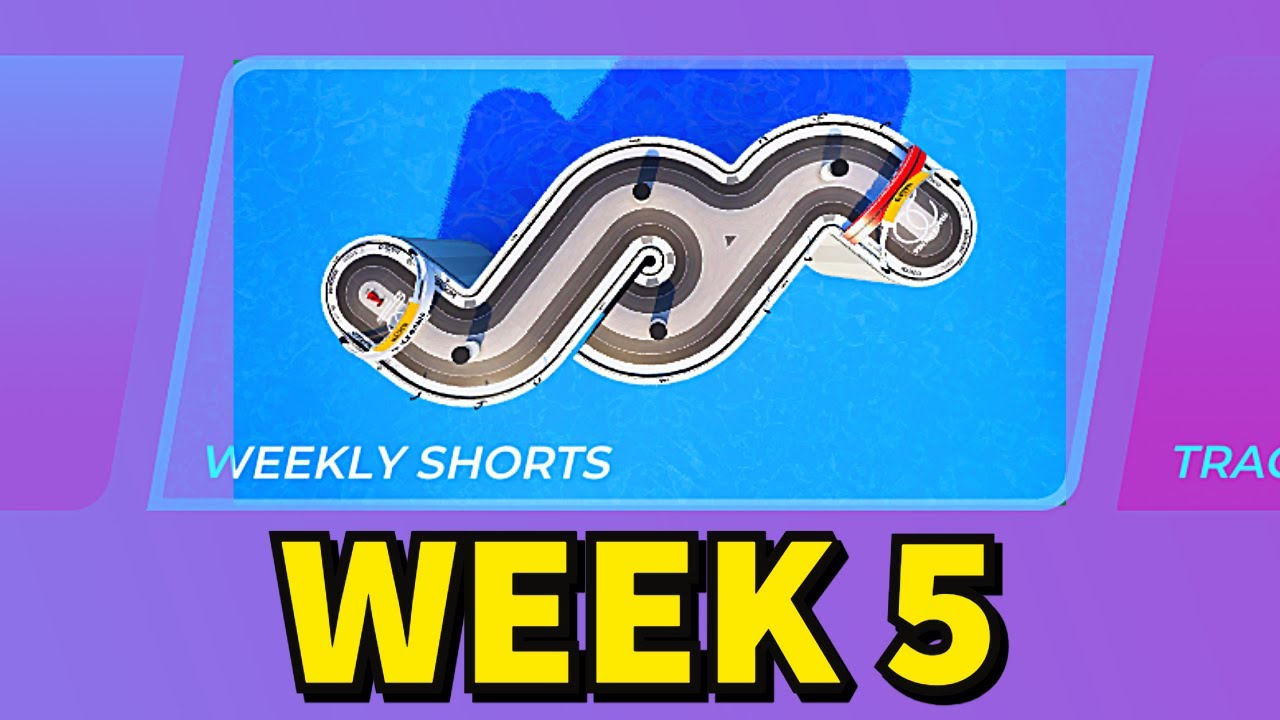 WEEKLY SHORTS WEEK 5 & LASTS WEEKS BEST TIMES! - Trackmania - YouTube