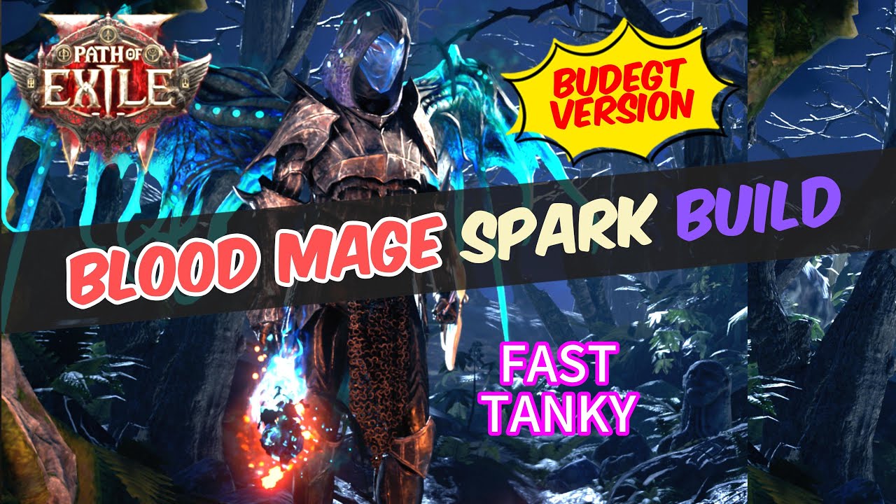 Path of Exile 2 - Бюджетный билд для Ведьмы-Мага Крови со 100% критическим уроном и Искрой, Судьб...