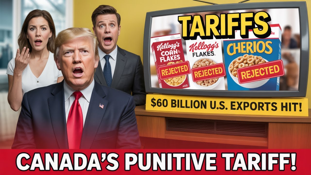 Tariffs Backfire: Canada Strikes U.S. with $60 Billion Blow – Trump Reacts