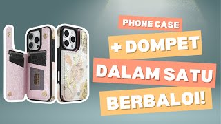 Simpan kad & duit dalam case je. Design floral sweet sangat, confirm ramai puji bila tengok.