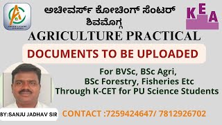 |AGRICULTURE PRACTICAL| DOCUMENTS TO BE UPLOADED| FOR BVSc, BSc Agri, BSc FORESTRY etc,