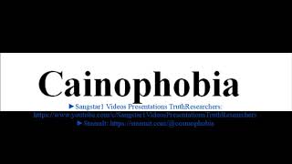 To say a word Cainophobia
