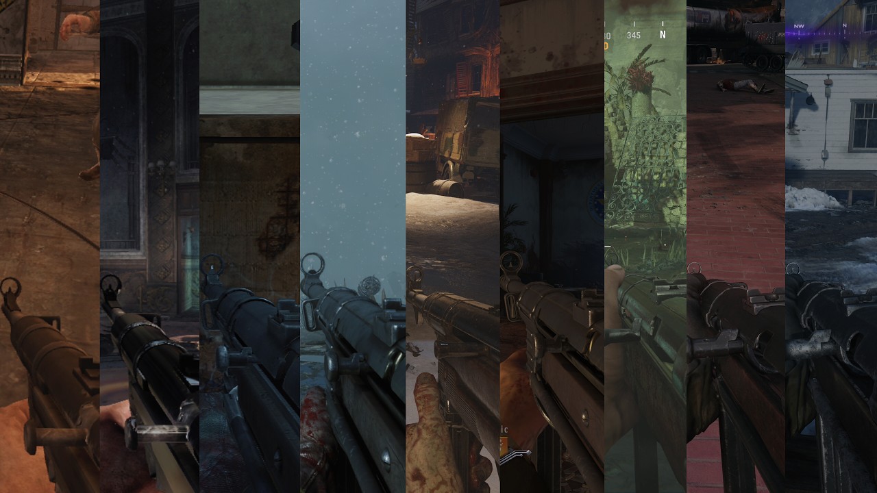 Call of Duty Zombies MP-40 Evolution (WAW,BO1,BO2,BO3,WW2,BO4,VG