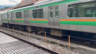 線路モニタリング装置が起動する瞬間!E231系1000番代編