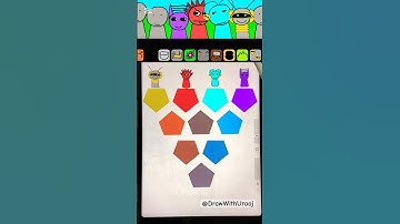 Digital Sprunki but Sprunked Color Mixing #procreate #sprunked #incredibox #sprunki #colourmixing