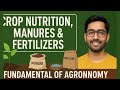 Crop Nutrition, Manures and Fertilizers, Nutrient Use Efficiency – Fundamental of Agronomy