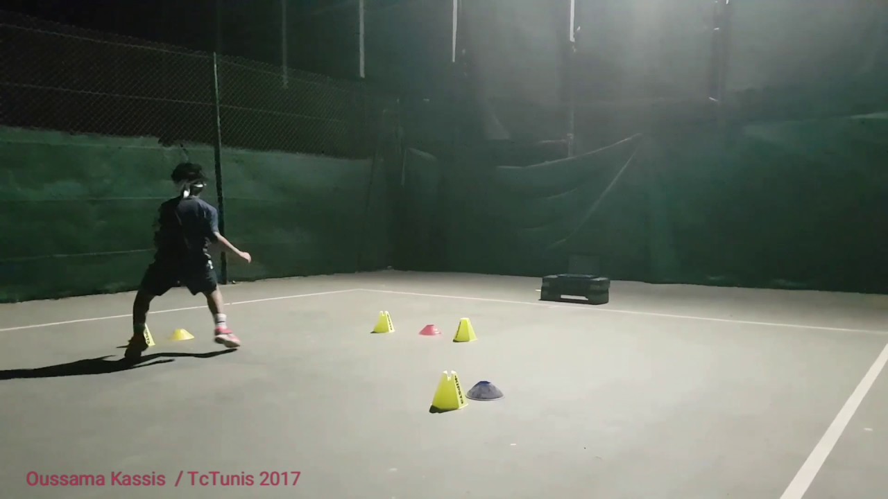 tennis drills footwork coordination speed reaction YouTube