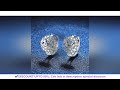 Classic 925 Sterling Silver D Color Moissanite Earrings For Women Fashion Elegant Valentine's Day Bi
