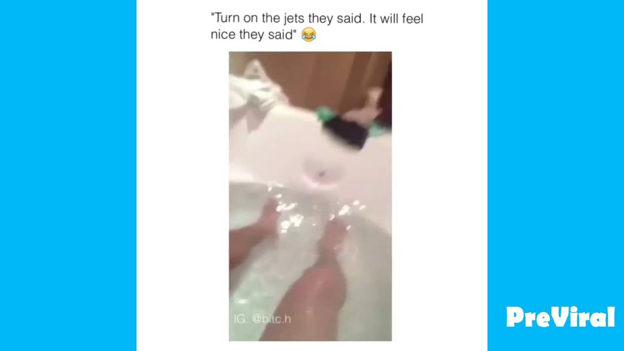 Turn on the jets they said, it will feel nice they said - Funny Instagram Video