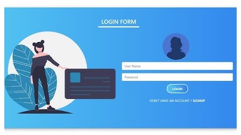 ANIMATED RESPONSIVE LOGIN FORM || WEB DEVELOPMENT || BOOTSTRAP