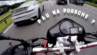 PEGUINHA NA BANDEIRANTES PORSCHE x CBR 1000 x CB 300