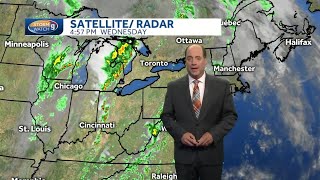 Update: Scattered showers, thunderstorms possible