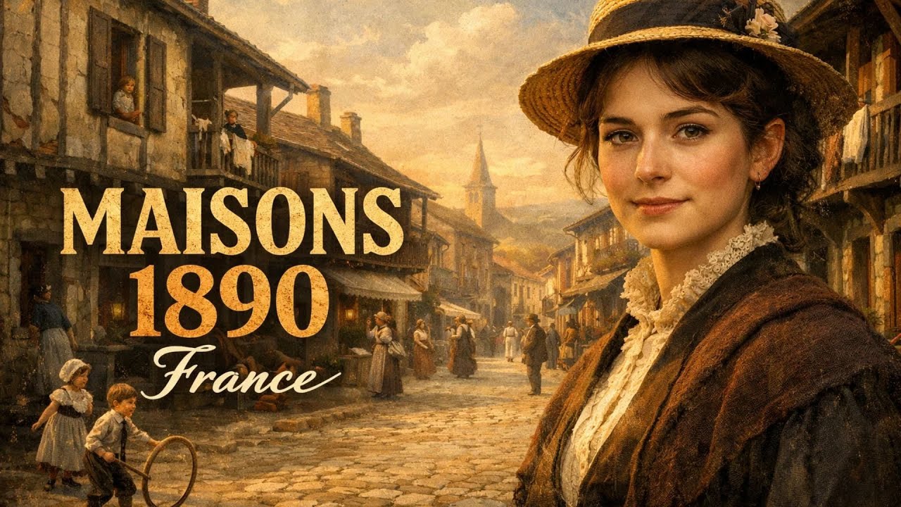 Ainsi étaient les maisons de France en 1890