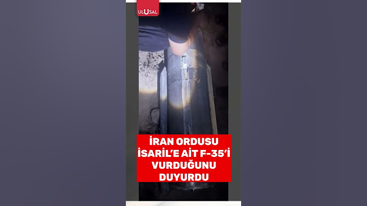 İran ordusu İsrail'e ait 2 adet F 35'i düşürdüğünü duyurdu #shorts #iran #f35 #israil