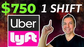 $750 in 1 Uber & Lyft Shift!