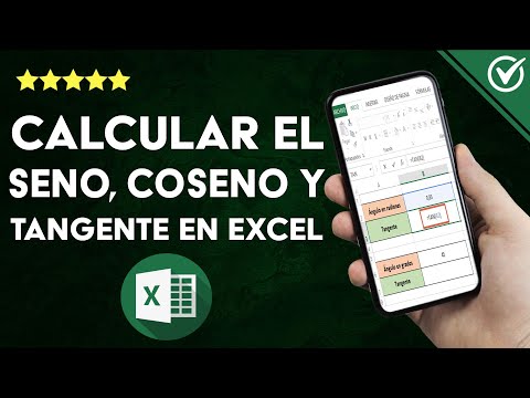 ¿Cómo calcular el seno, coseno y tangente en EXCEL usando funciones de cálculo?