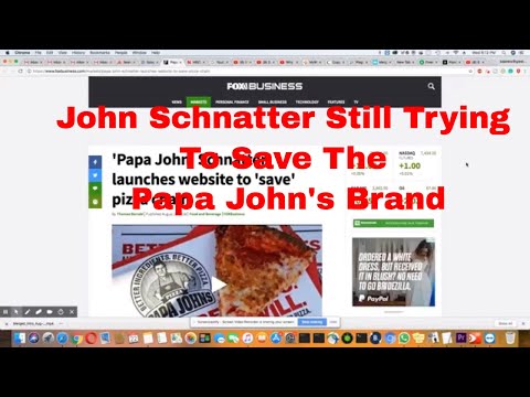 John Schnatter Just Won't Go Away