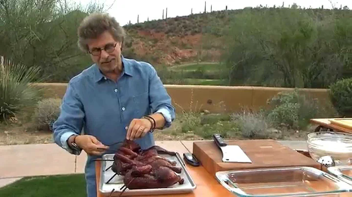 Smoke-Roasted Chicken with Horseradish Dip  Steven...