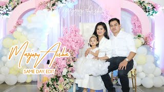Marjory Aisha Baptism | Same Day Edit by Nice Print Photography