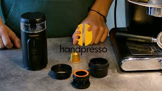 How to use Nespresso capsules with the Handpresso e-presso - YouTube