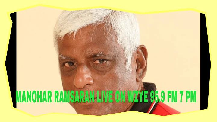 Manohar Ramsaran Former Minister in D Ministry of ...