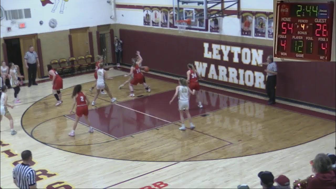 Girls Basketball D212 Subdistrict Finals at LHS Leyton vs PotterDix 2