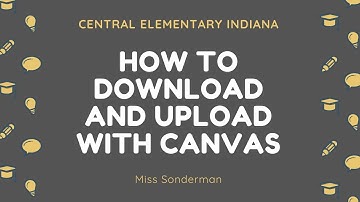 How to Download and Upload 2 Canvas