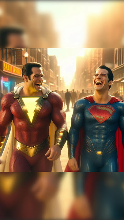 Superman x Shazam | who will win | #ai #marvel #dc #spiderman #superman #shazam #edit #viral #shorts
