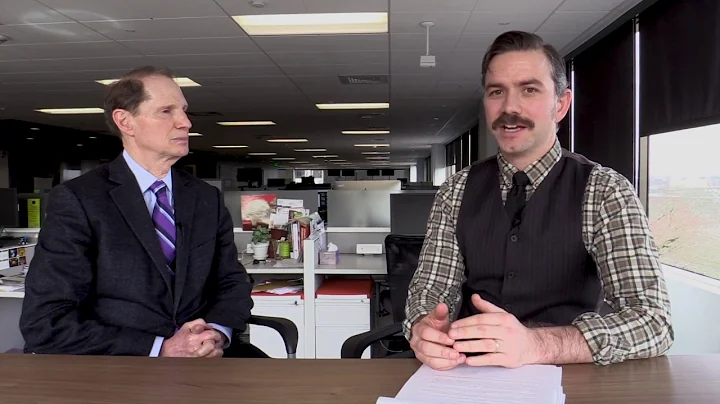Oregon Senator Ron Wyden speaks with The Oregonian...