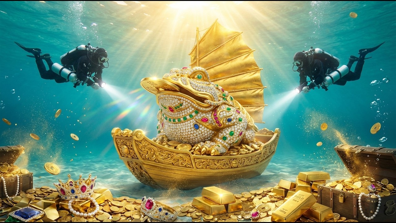 Thousands of Years Later, This Golden Frog Was Finally Revealed | #treasurehunt   #treasure