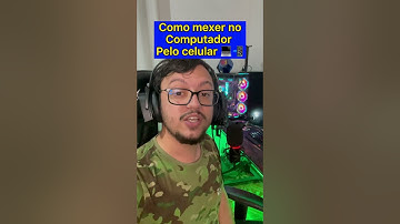 Como mexer no Computador pelo Celular usando o  Anydesk