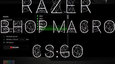 [CS:GO] Bhop Macro | Razer Synapse