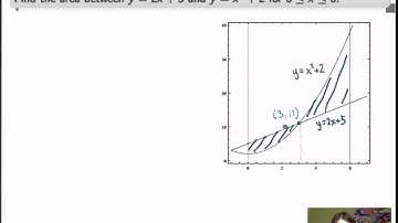 Math 114 - Video 7.1 - Calculating the area between curves