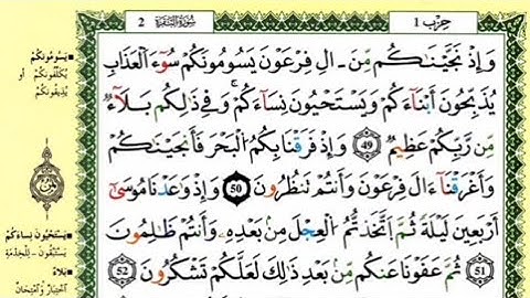 ص 8 - سورة البقرة - مكررة 7 مرات للتثبيت - الشيخ ياسين الجزائري {رواية ورش}