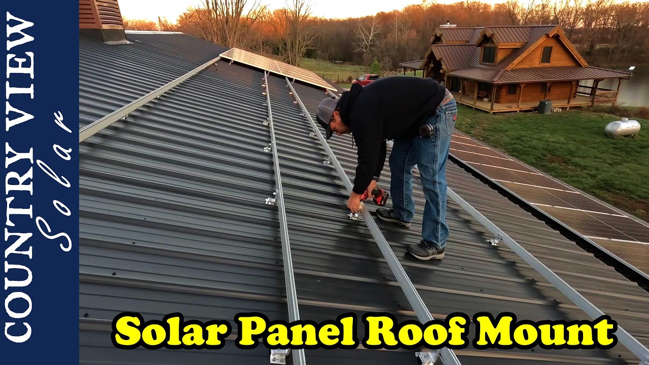 Installing Solar Roof Racking for an Additional 20 Solar panels ...