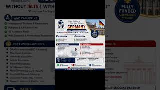 Germany fully funded PhD &amp; postdoc scholarships program