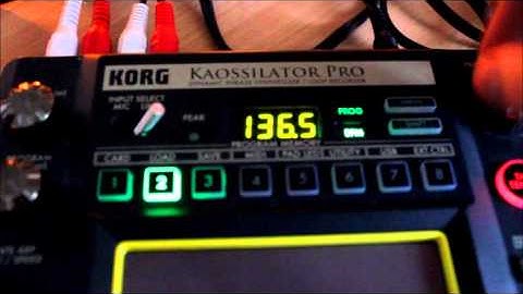 Kaossilator PRO - How to easily make 32 BEAT loops!