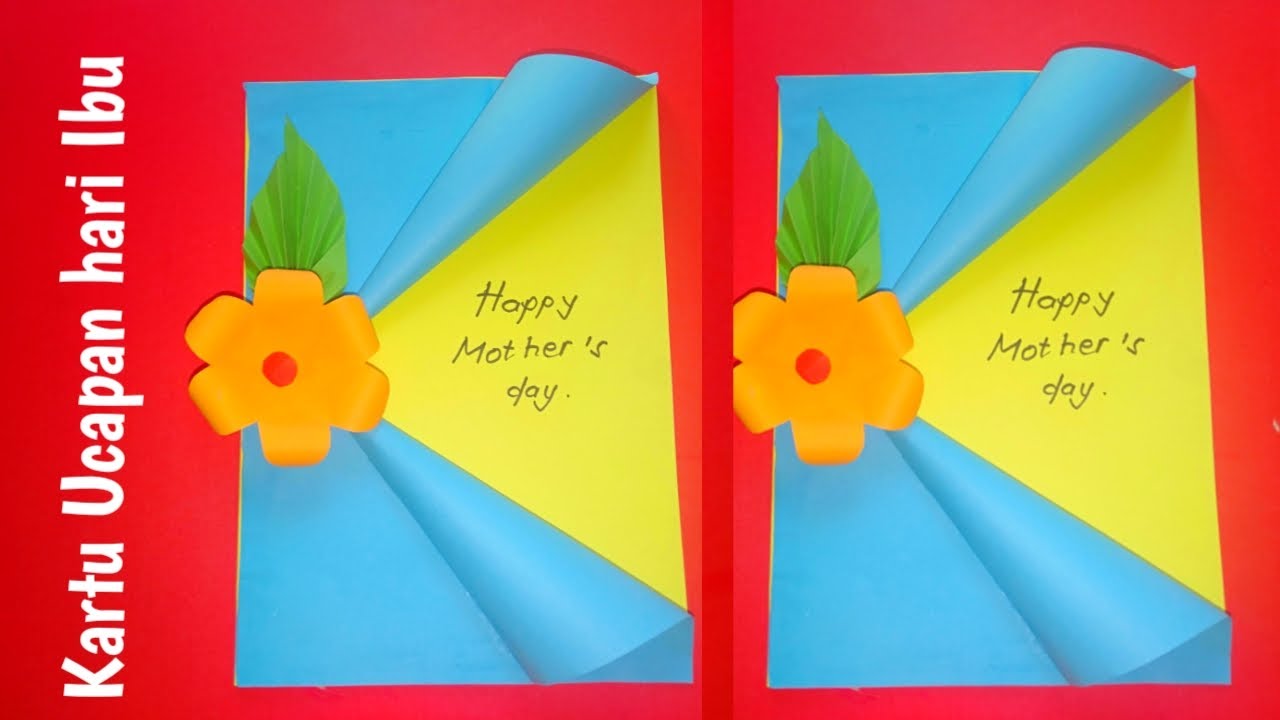 Cara Membuat Kartu Ucapan Hari Ibu How To Make Mother S Day Greeting Cards Youtube