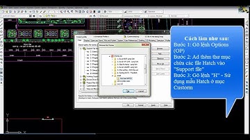 Thêm mẫu Hatch tô vật liệu mới vào Autocad